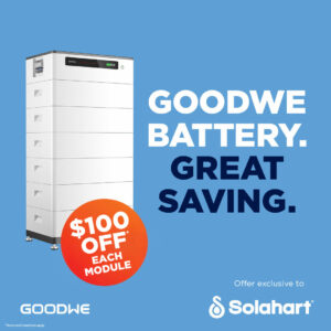 GoodWe Lynx Battery offer from Solahart - the more modules you buy, the more you save